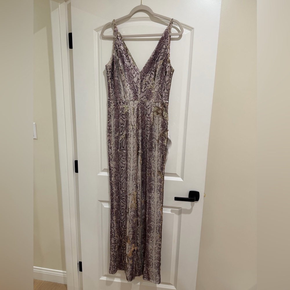 Elegant Snake Print Maxi Dress by Dress The Population